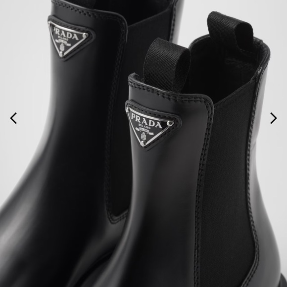 PRADA Monolith leather booties - Picture 3 of 15